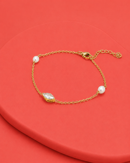 Zirkonia-Perlenarmband Yapen