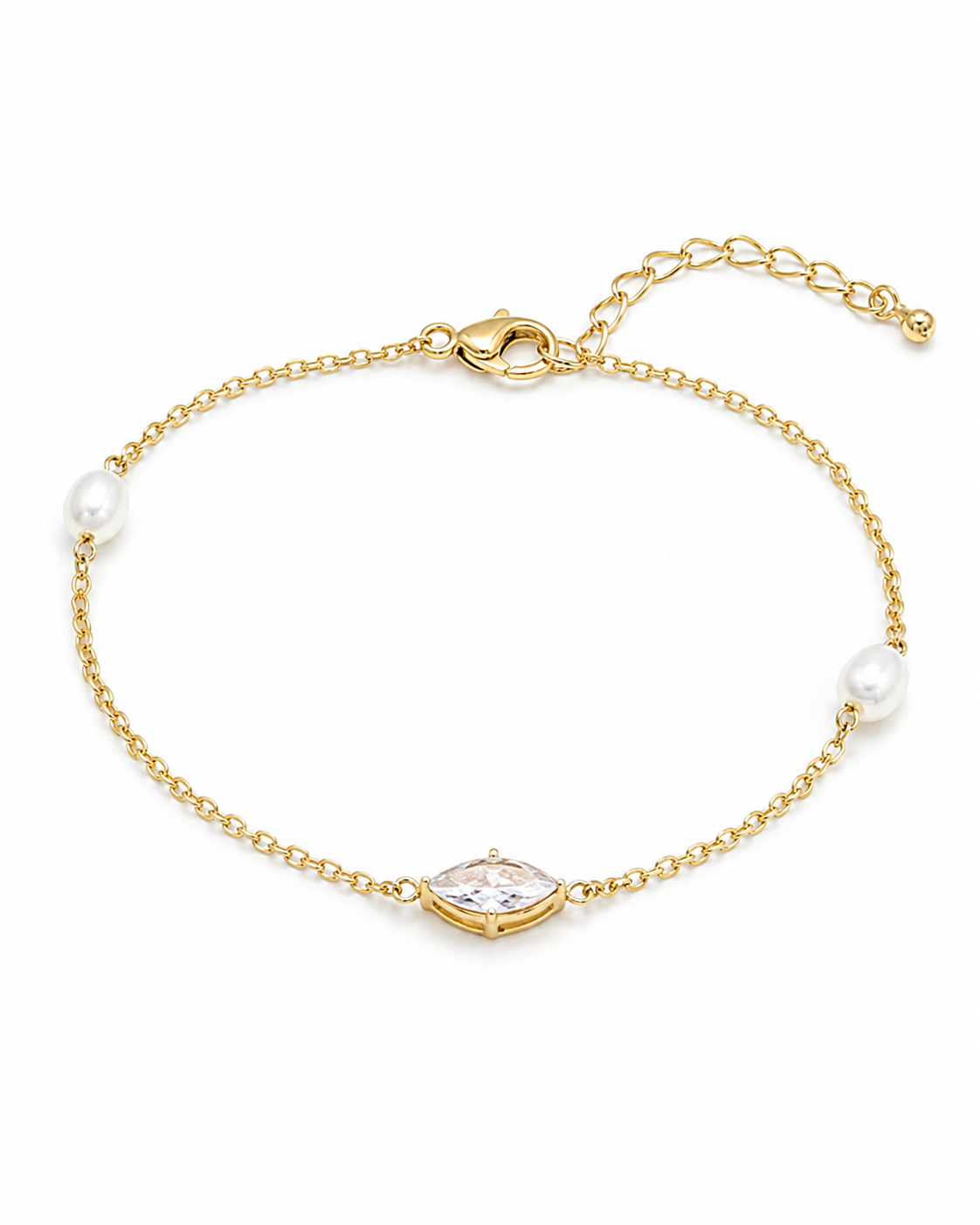 Zirkonia-Perlenarmband Yapen