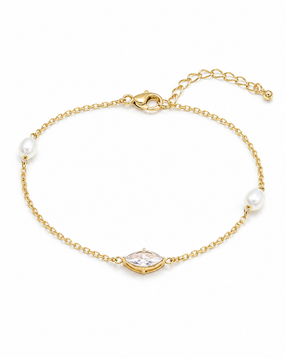 Zirkonia-Perlenarmband Yapen