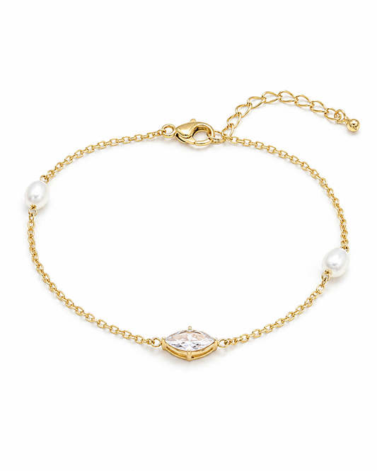 Zirkonia-Perlenarmband Yapen
