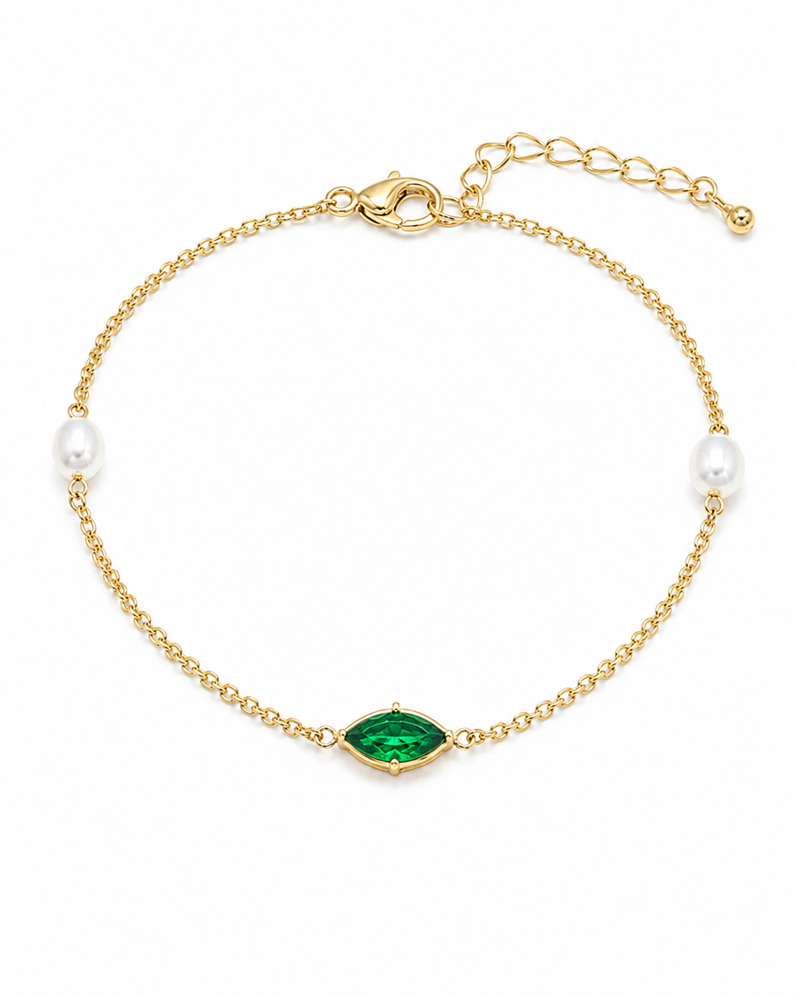 Zirkonia-Perlenarmband Yapen
