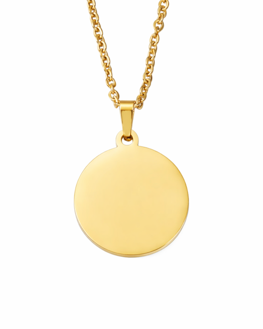 Runde Kette mit Gravur