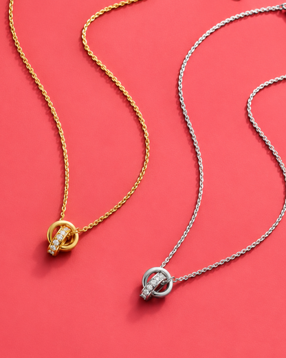 Doppelring-Set Poda Gold