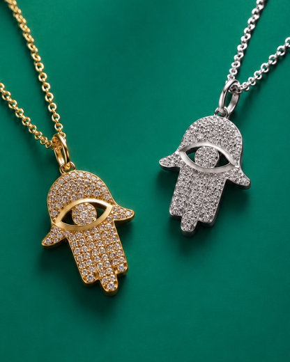 Hamsa-Kette Mue