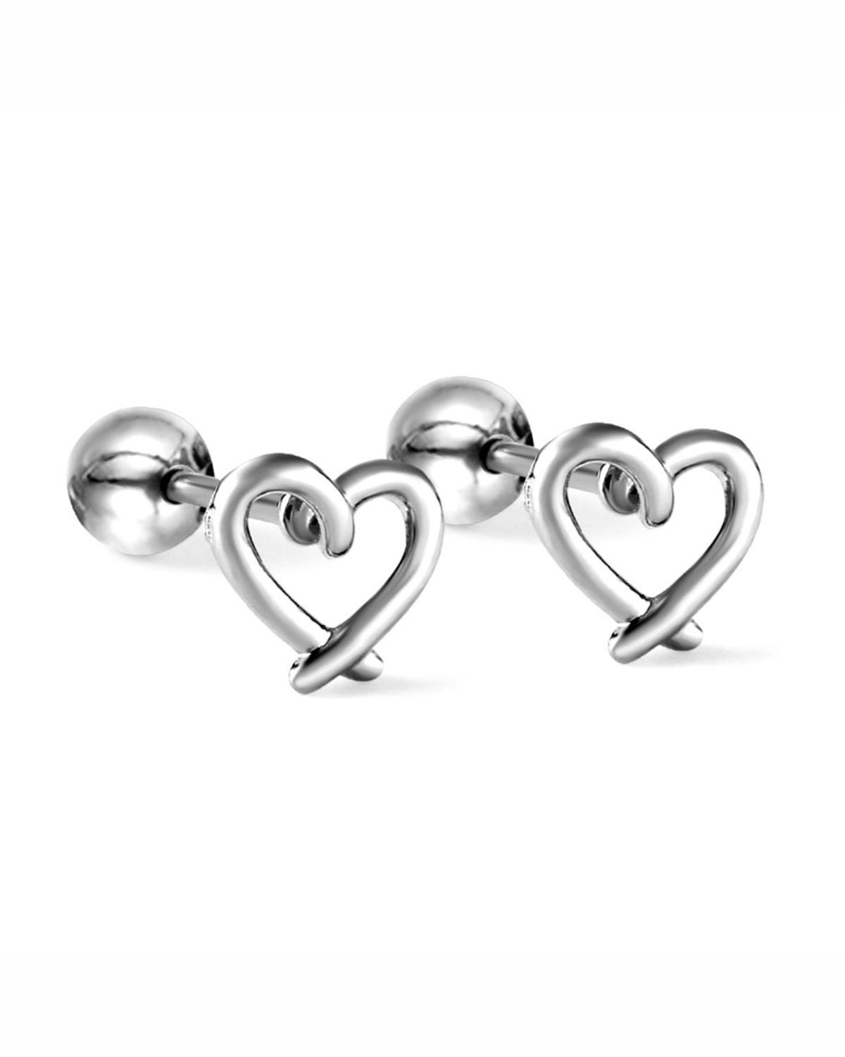 Herz-Ohrstecker Eriska