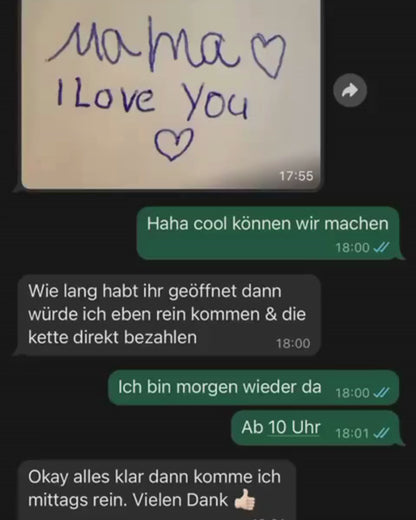 Kette mit Gravur - Runder Anhänger